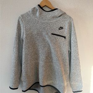 Nike Heather Gray polyester Hoodie